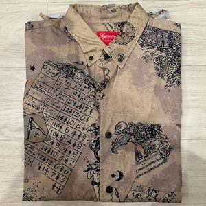 SUPREME ZODIAC BUTTONUP SHIRT EXTREMELY RARE PIECE